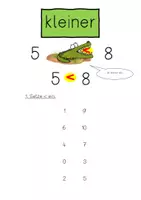 Vorschau - Arbeitsblätter - größer kleiner gleich für EA oder PA 1. Klasse - Seite 3