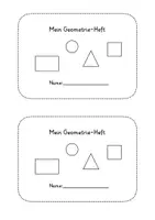 Vorschau - Arbeitsblätter - Freiarbeitsheft Geometrie Formen Klasse 1 - Seite 2