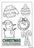 Vista previa - Decoración del aula - Christmas Colouring - página 2