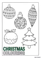 Vista previa - Decoración del aula - Christmas Colouring - página 3