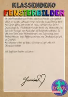 Vorschau - Mal- und Bastelvorlagen - Fensterbilder Weihnachten Fensterdeko basteln - Seite 1