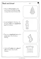 Vorschau - Arbeitsblätter - Christmas - Read and Draw - Arbeitsblätter - Grundschule - Seite 3