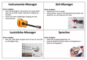 Vorschau - Anderer Materialtyp - Gruppenrollenkarten für das Musizieren - Seite 2