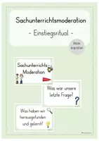 Vorschau - Experimente - Sachunterrichtsmoderation Einstiegsritual Moderationskarten - Deckblatt