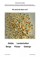 Vorschau - Arbeitsblätter - Wer sucht, der findet - Deckblatt