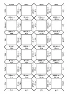 Vorschau - Spiele - Längenmaße ohne Komma - Puzzle, Domino, Karteikarten - Seite 1