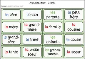 Vorschau - Spiele - La famille - 5 Spiele (Wortschatzübungen) - Seite 3