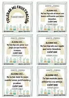 Vista previa - Hojas de trabajo - TARJETAS FRUSTRACIÓN - autorregulación emocional - atención a la diversidad - Portada