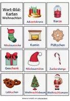 Vorschau - Bildkarten - Wort-Bild-Karten Weihnachten von schulzauberei - Seite 2