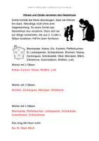 Vorschau - Arbeitsblätter - Hänsel und Gretel - Silben erkennen - Seite 2