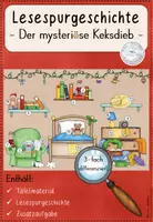 Vorschau - Arbeitsblätter - Lesespurgeschichte: Der mysteriöse Keksdieb - Deckblatt