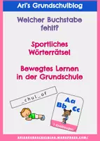 Vorschau - Arbeitsblätter - Buchstaben Fitness für die Grundschule - Deckblatt