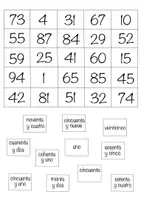 Vorschau - Spiele - Zahlenlegen - los números/ die Zahlen 0-100 - Deckblatt