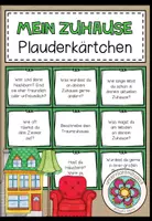Vorschau - Fördermaterial/Inklusion - MEIN ZUHAUSE - Plauderkärtchen - Deckblatt