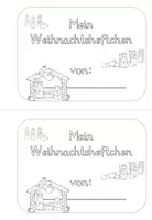 Vorschau - Arbeitsblätter - Weihnachtsheftchen Klasse 4 - Deckblatt