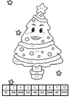 Vorschau - Mal- und Bastelvorlagen - Weihnachten- Rechnen und Malen im ZR 10 - Seite 2