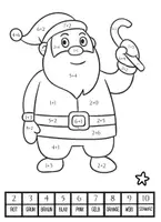 Vorschau - Mal- und Bastelvorlagen - Weihnachten- Rechnen und Malen im ZR 10 - Seite 3