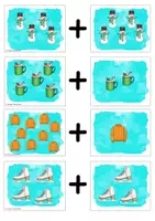 Vorschau - Präsentationen/Tafelbilder - Additionsgeschichten Winter - Seite 2