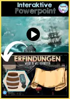 Vorschau - Präsentationen/Tafelbilder - Interaktive Power Point Entdecker | Marco Polo, Kolumbus & Co | Neuzeit | Sofort einsetzbar - Distanzlernen - Homeschooling - Seite 1