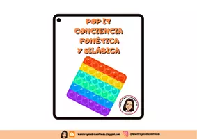 Vista previa - Juegos / Gamificación - POP IT CONCIENCIA FONÉTICA - página 1