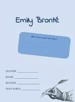 Aperçu - Feuilles d'exercices - Emily Bronté - Feuille de travail anglais - Page de couverture