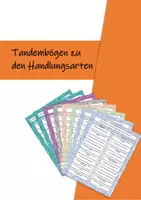 Vorschau - Arbeitsblätter - Tandembögen: Die Handlungsarten - von Aktiv zu Passiv - Deckblatt