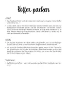 Vorschau - Merkblätter - Feedbackmethode | Koffer packen - Seite 1