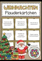 Vorschau - Fördermaterial/Inklusion - WEIHNACHTEN - Plauderkärtchen - Deckblatt