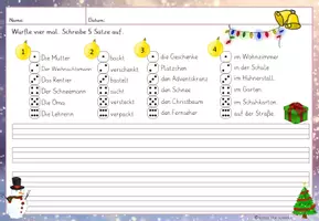 Vorschau - Arbeitsblätter - Würfelsätze - Weihnachten: 3 Ausgaben - Seite 2