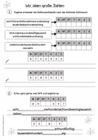 Vorschau - Arbeitsblätter - Zahlenraumerweiterung - Klasse 4 - Seite 2