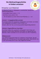 Vorschau - Arbeitsblätter - Die Weihnachtsgeschichte: Mit Farben interpretieren - Seite 2