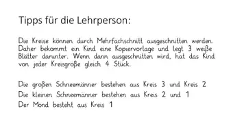 Vorschau - Mal- und Bastelvorlagen - Kunst: Schneemänner wollen zum Mond - Seite 2