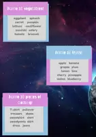 Vorschau - Spiele - Englisch A 1 - Vocabulary Game - Name 10 things of... - Seite 1