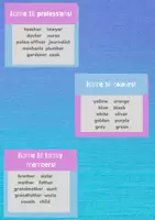 Vorschau - Spiele - Englisch A 1 - Vocabulary Game - Name 10 things of... - Seite 2