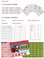 Vista previa - Juegos / Gamificación - What and Where in Santa's House? Level A - página 2