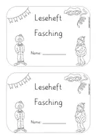 Vorschau - Arbeitsblätter - Leseheft Fasching/Karneval, Klasse 2 - Seite 3