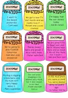 Vorschau - Aufgabenkarten - Reported Statements and Questions - Task Cards (ice cream) - Deckblatt