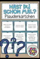 Vorschau - Aufgabenkarten - HAST DU SCHON MAL ...? - Plauderkärtchen - Deckblatt