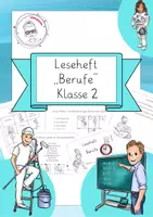 Vorschau - Arbeitsblätter - Leseheft Berufe, Klasse 2 - Deckblatt