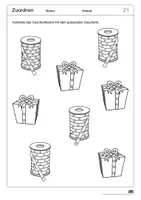 Vorschau - Arbeitsblätter - Kostenloses Arbeitsblatt Zuordnen - Geschenke - Seite 2
