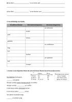 Vorschau - Arbeitsblätter - Übung zu Wortarten - Klassenarbeit - Seite 1