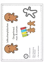 Vorschau - Arbeitsblätter - Rezept Plätzchen / Gingerbread man- Gesunde Ernährung- - Seite 2