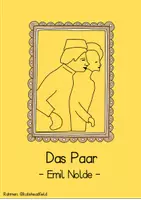 Vorschau - Mal- und Bastelvorlagen - Vorlage - Das Paar (Nolde) - Deckblatt