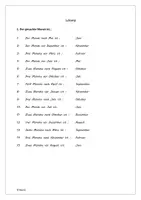 Vorschau - Arbeitsblätter - spielerisch Monate wiederholen (mit Lösung) - Seite 1