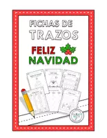 Vista previa - Hojas de trabajo - FICHAS PARA TRAZOS NAVIDAD PAPA NOEL - Portada