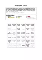 Vorschau - Arbeitsblätter - Zeitformen - Bingo - Seite 3