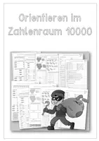 Vorschau - Arbeitsblätter - Orientierung im Zahlenraum 10 000 - Kopiervorlagen - Seite 1