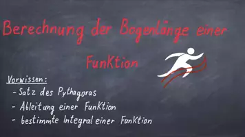 Vorschau - Präsentationen/Tafelbilder - Präsentation: Berechnen der Bogenlänge einer Funktion - Seite 1
