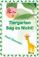 Vorschau - Spiele - Tiergarten Sag es Nicht! Spiel - Deckblatt