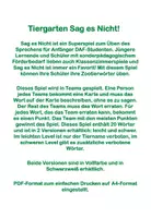 Vorschau - Spiele - Tiergarten Sag es Nicht! Spiel - Seite 1